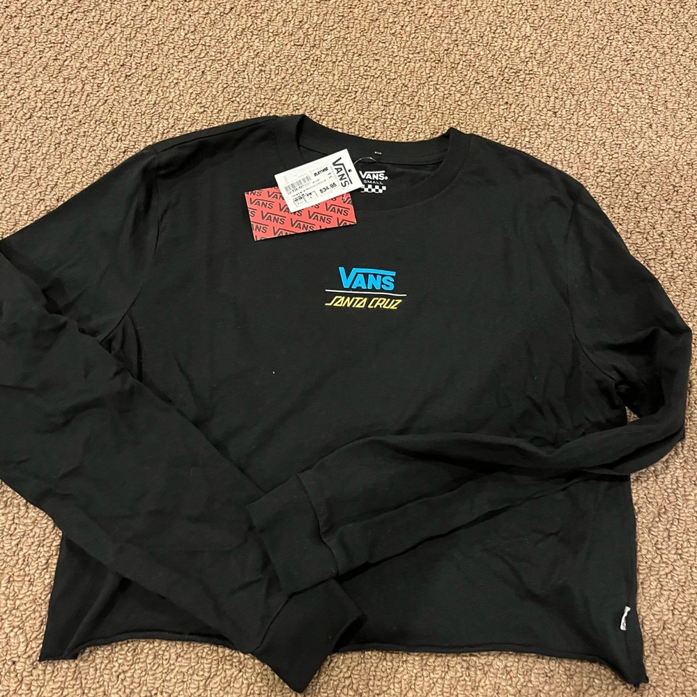 Vans cropped shirt